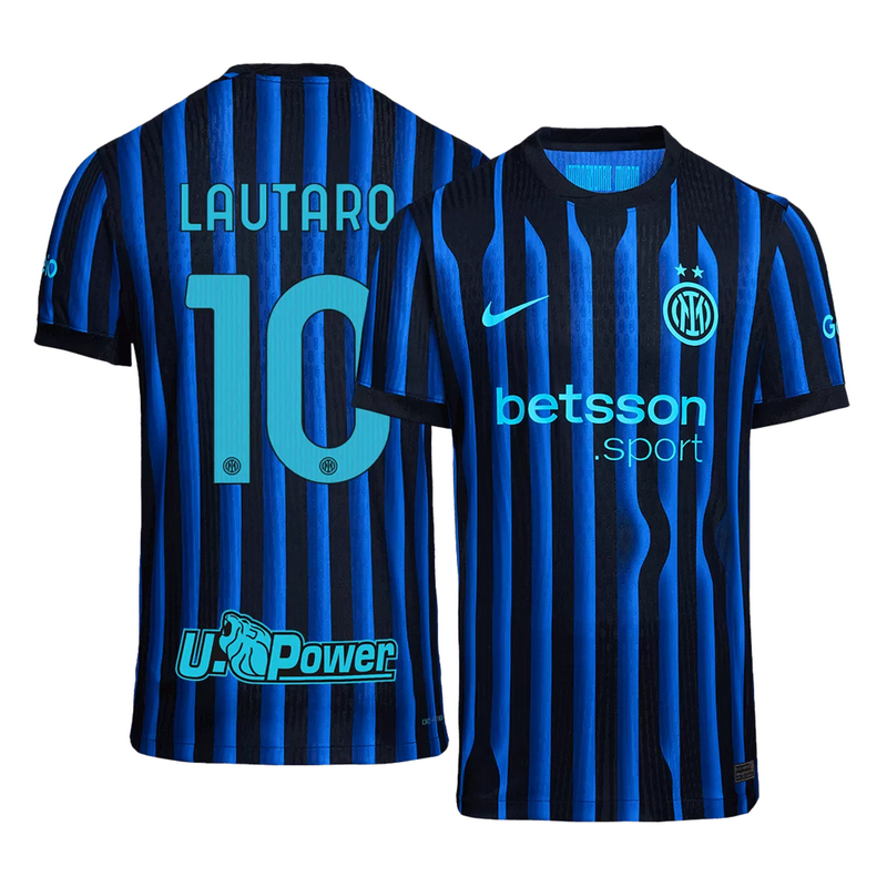 LAUTARO #10 Inter Milan Home Match Jersey Player Version 2025/26