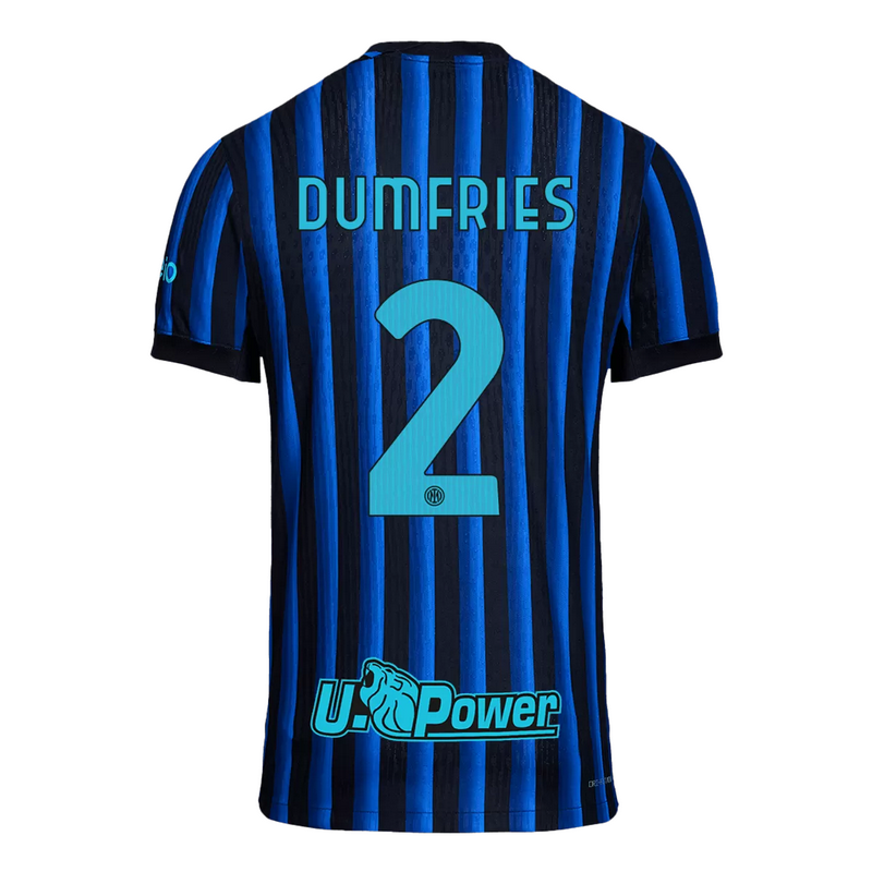 DUMFRIES #2 Inter Milan Home Match Jersey Player Version 2025/26