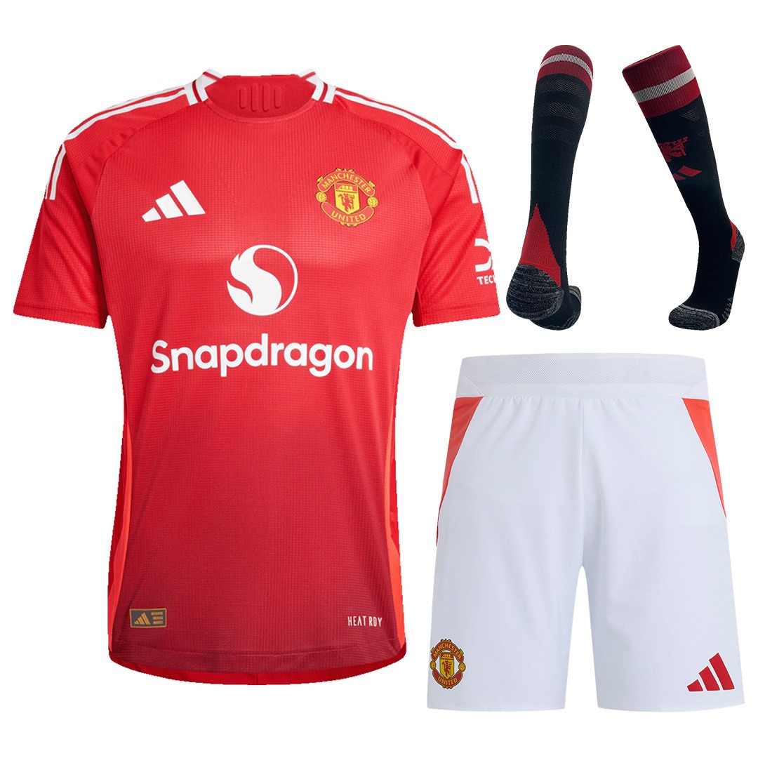 [Super Replica] Manchester United Home Full Kit 2024/25