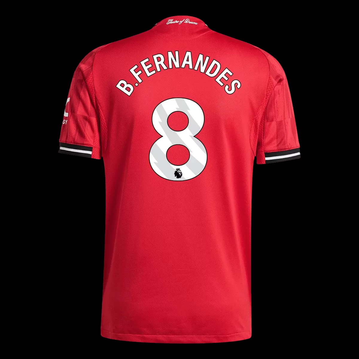 B.FERNANDES #8 Manchester United Home Match Jersey Player Version 2025/26