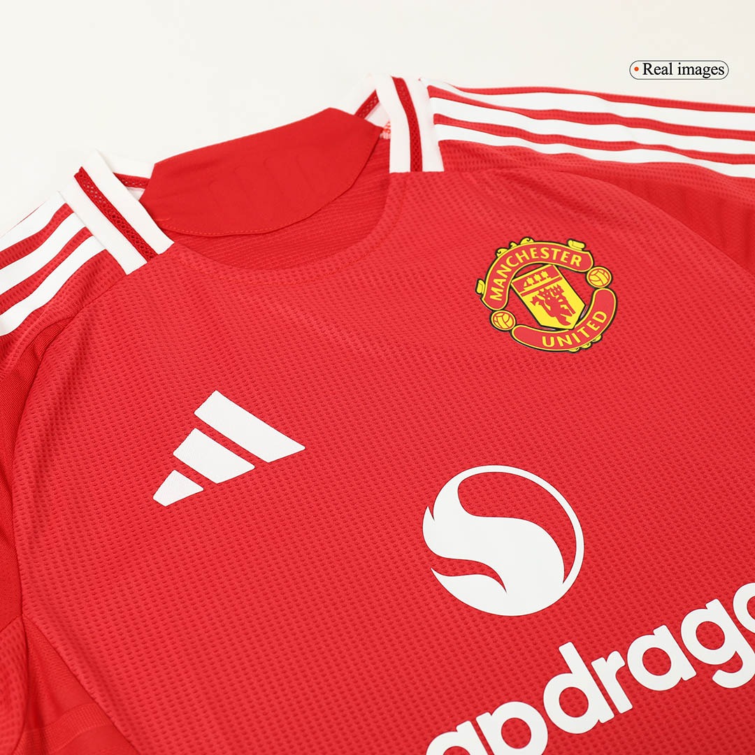 [Super Replica] Manchester United Home Kit(Jersey+Shorts) 2024/25