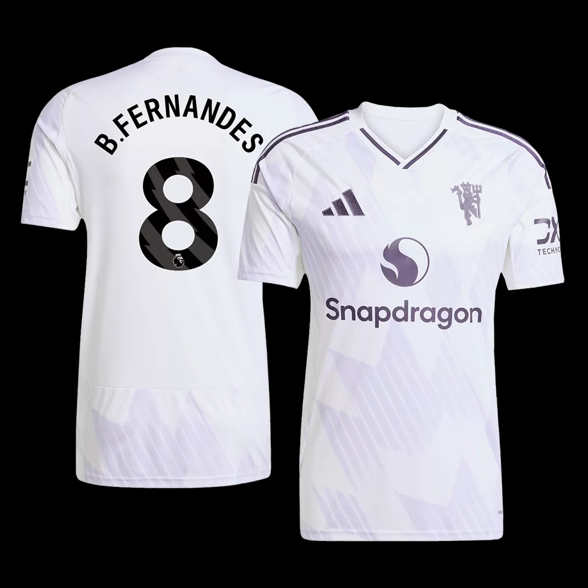 B.FERNANDES #8 Manchester United Away Jersey 2025/26