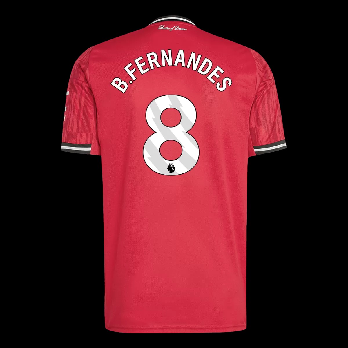 B.FERNANDES #8 Manchester United Home Jersey 2025/26