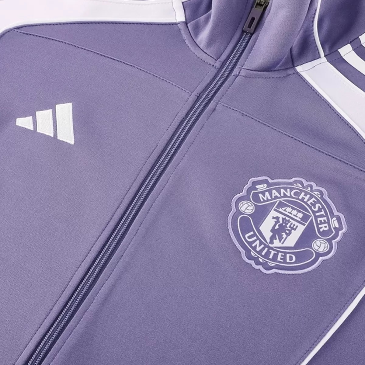 Manchester United Training Tracksuit Kit(Jacket+Pants) Purple 2025/26