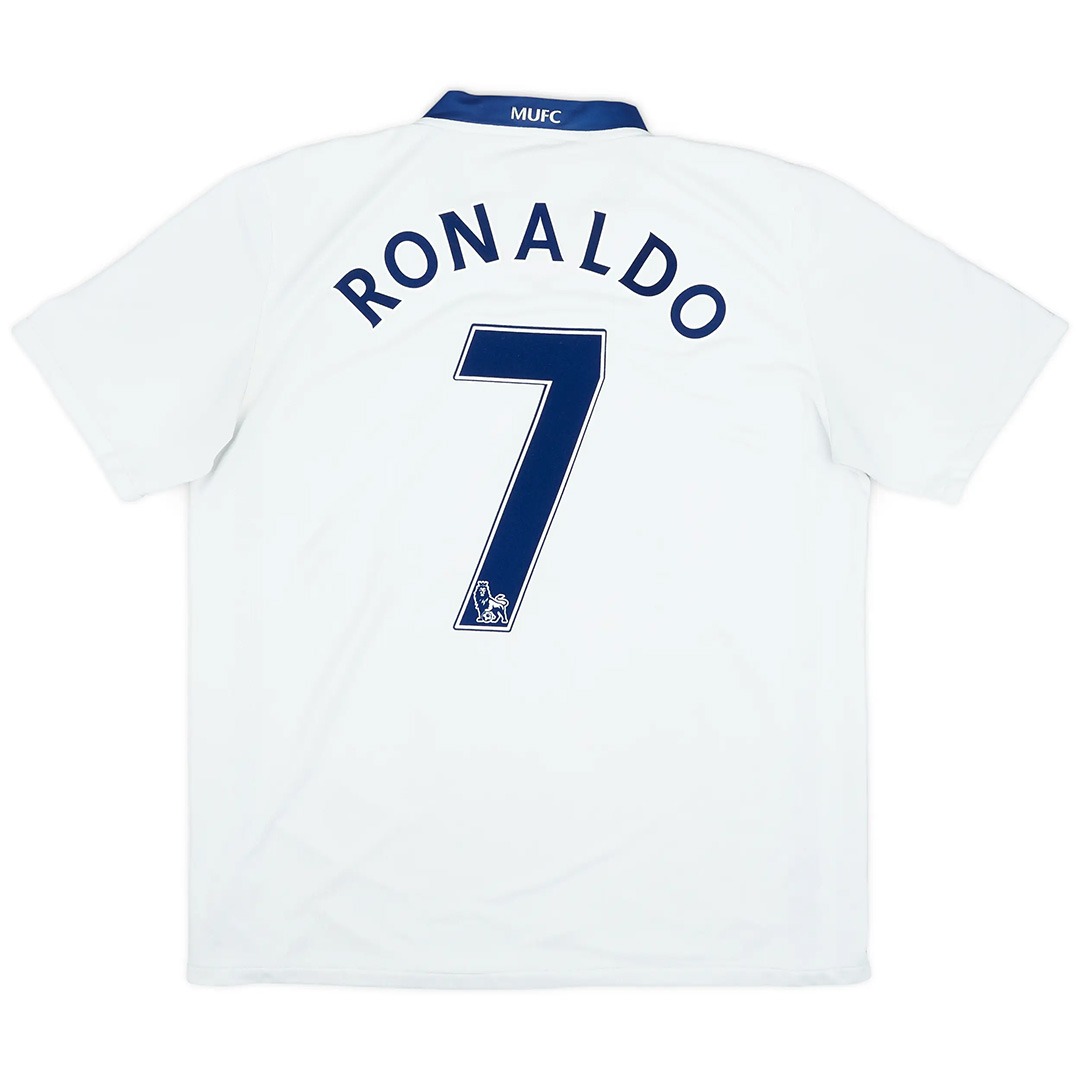 Ronaldo #7 Retro Manchester United Away Jersey 2008/09