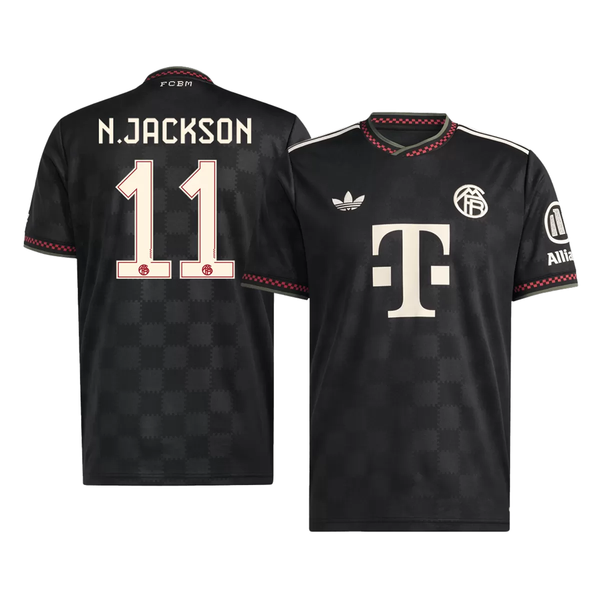 N.JACKSON #11 Bayern Munich Third Jersey 2025/26