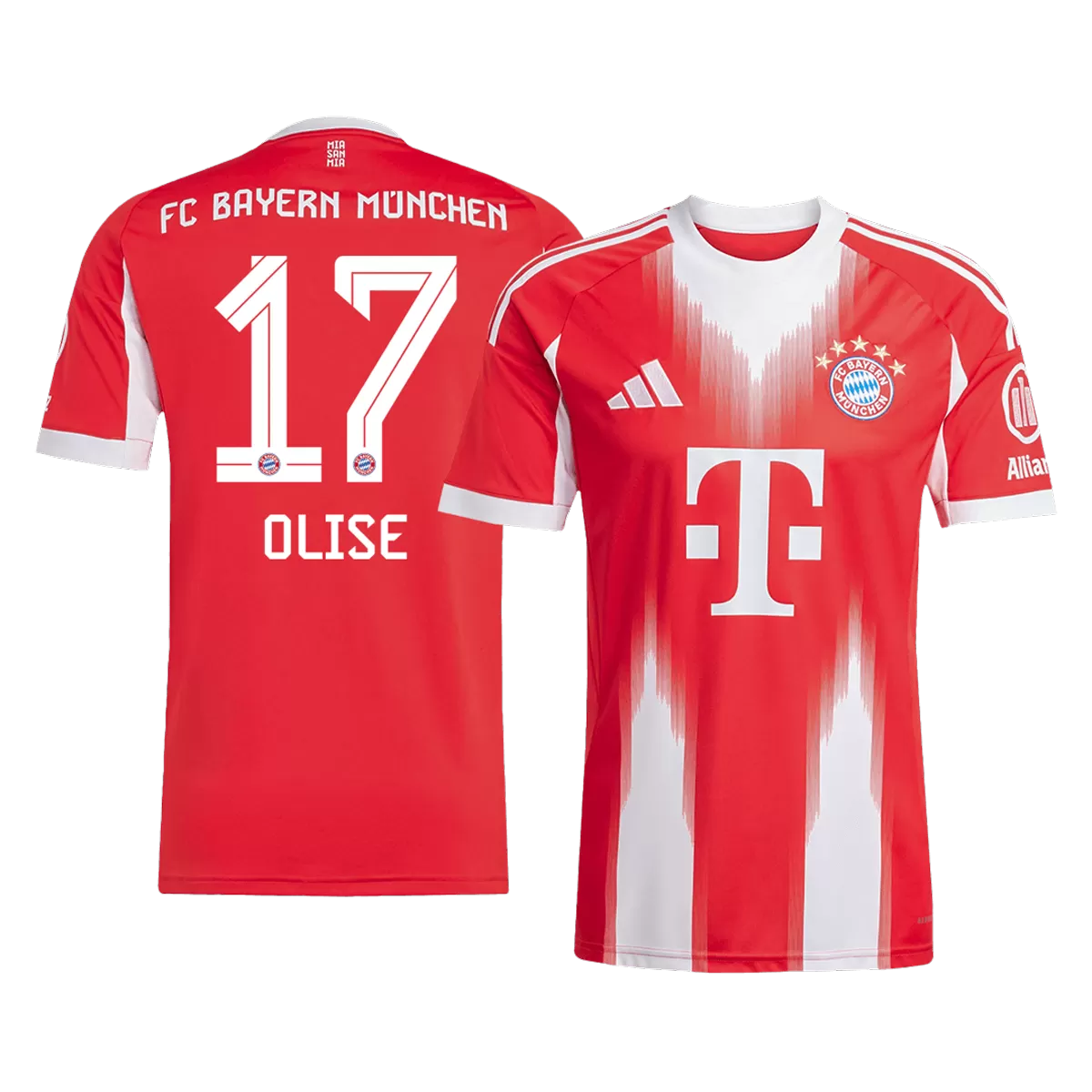 OLISE #17 Bayern Munich Home Jersey 2025/26 - [Super Replica]