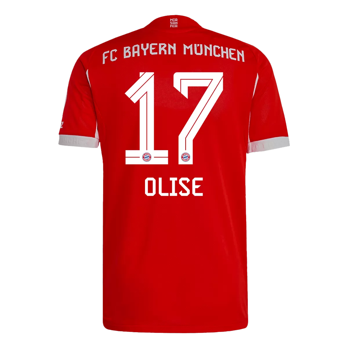 OLISE #17 Bayern Munich Home Match Jersey Player Version 2025/26