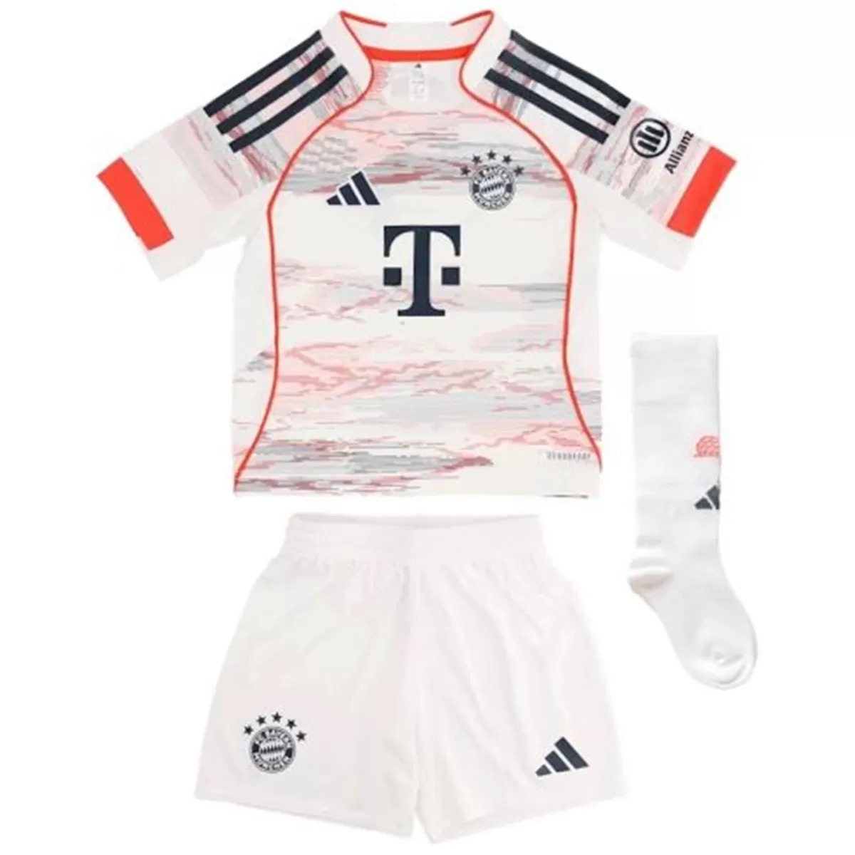 Kids Bayern Munich Away Jersey Full Kit 2025/26
