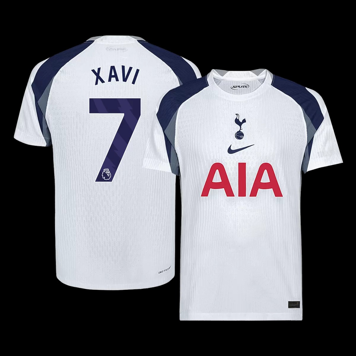 XAVI #7 Tottenham Hotspur Home Match Jersey Player Version 2025/26 - UCL