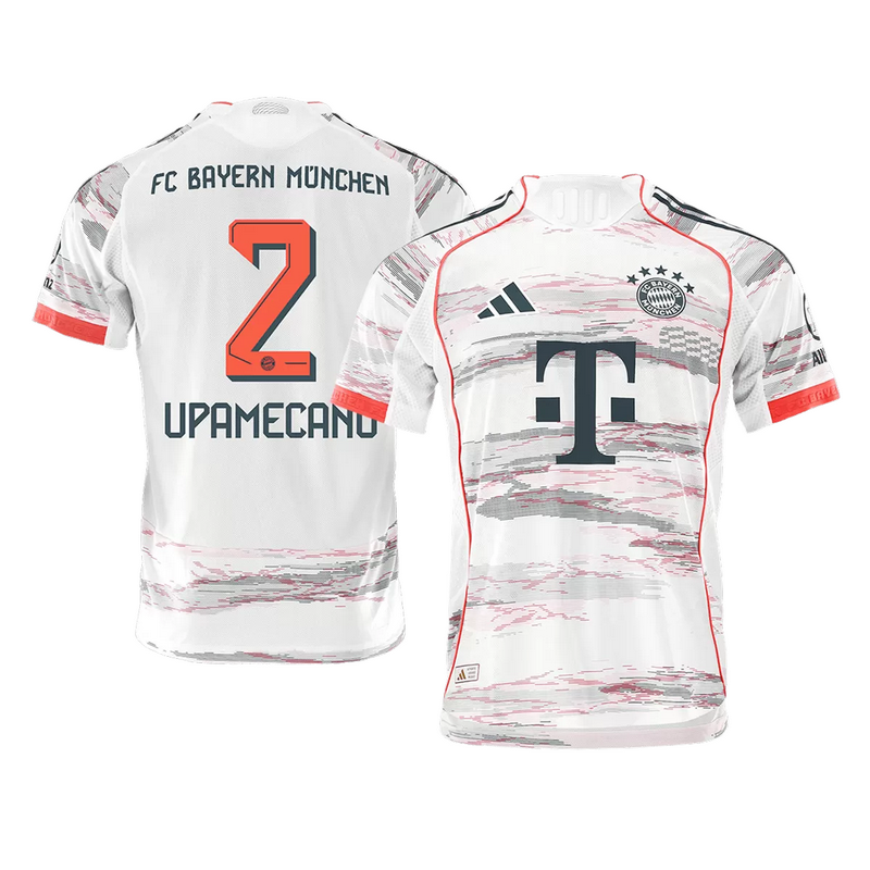 UPAMECANO #2 Bayern Munich Away Match Jersey Player Version 2025/26