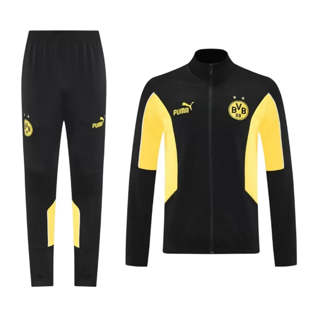 Borussia Dortmund Training Tracksuit Kit(Jacket+Pants) Yellow 2025/26