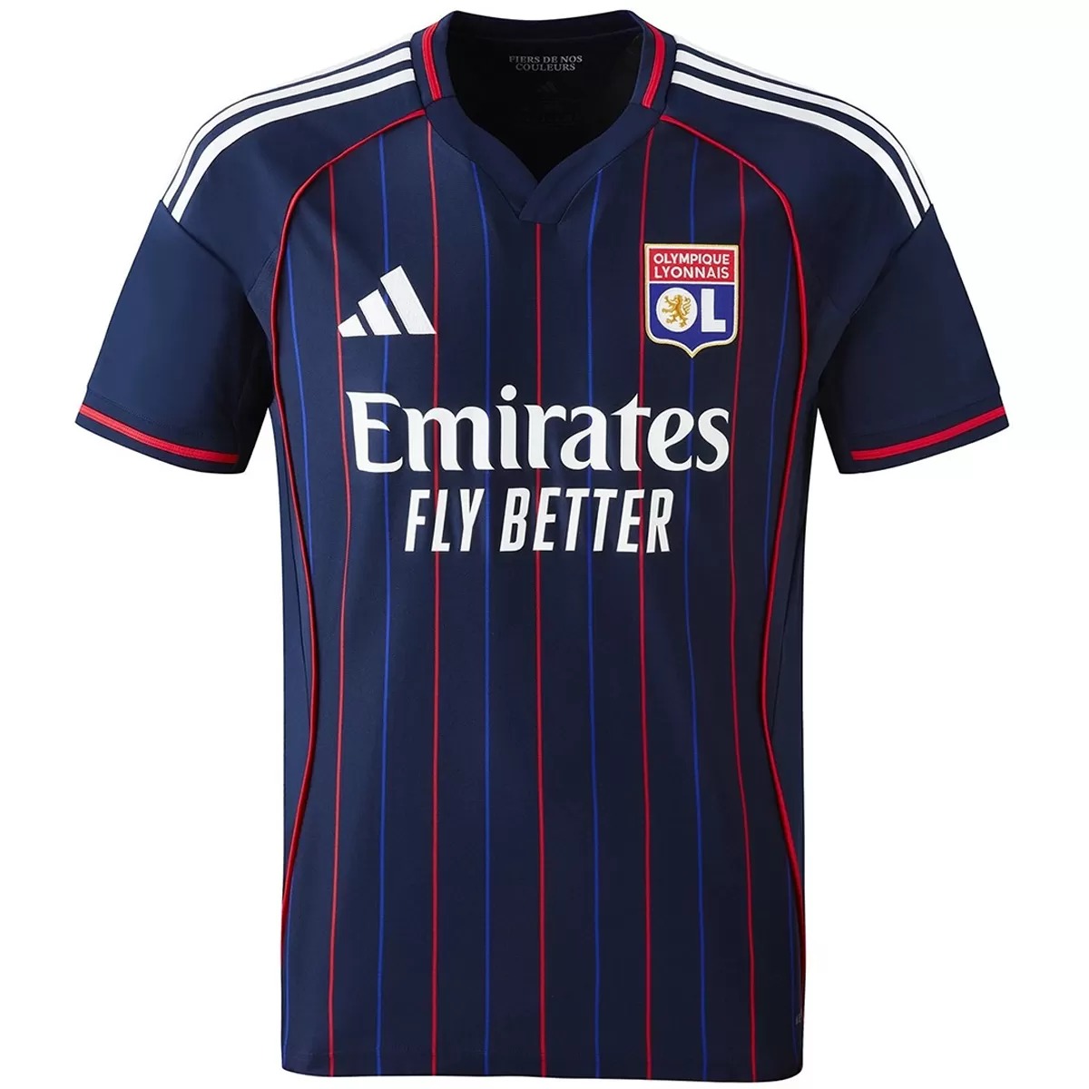 Olympique Lyonnais Away Match Jersey Player Version 2025/26