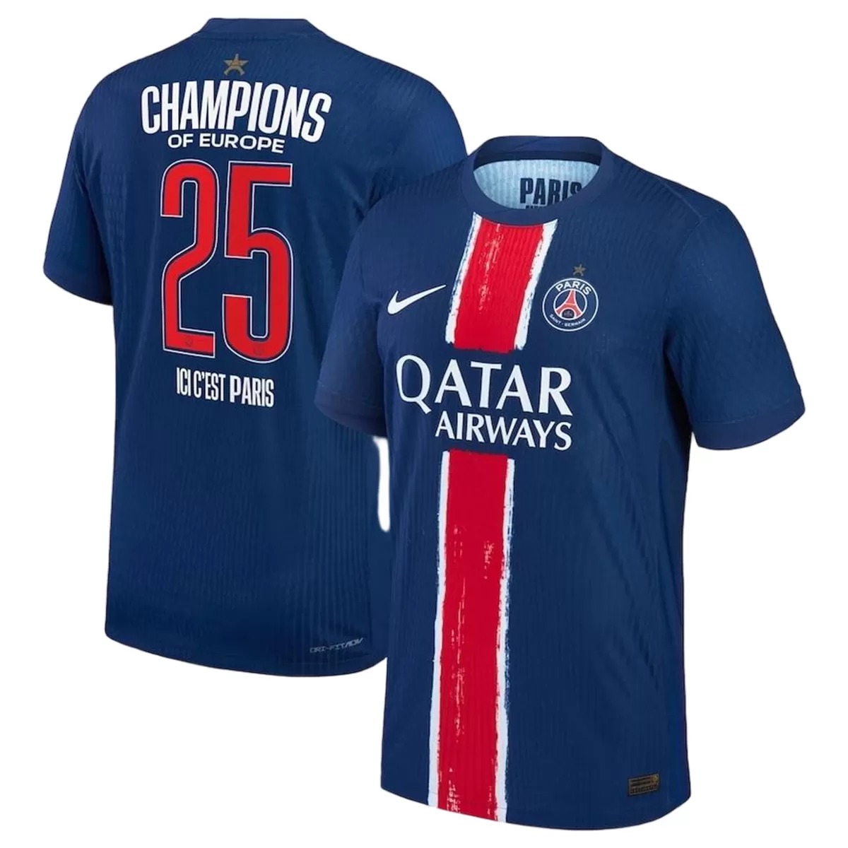 [CHAMPIONS OF EUROPE #25] PSG Home Special Match Jersey 2024/25