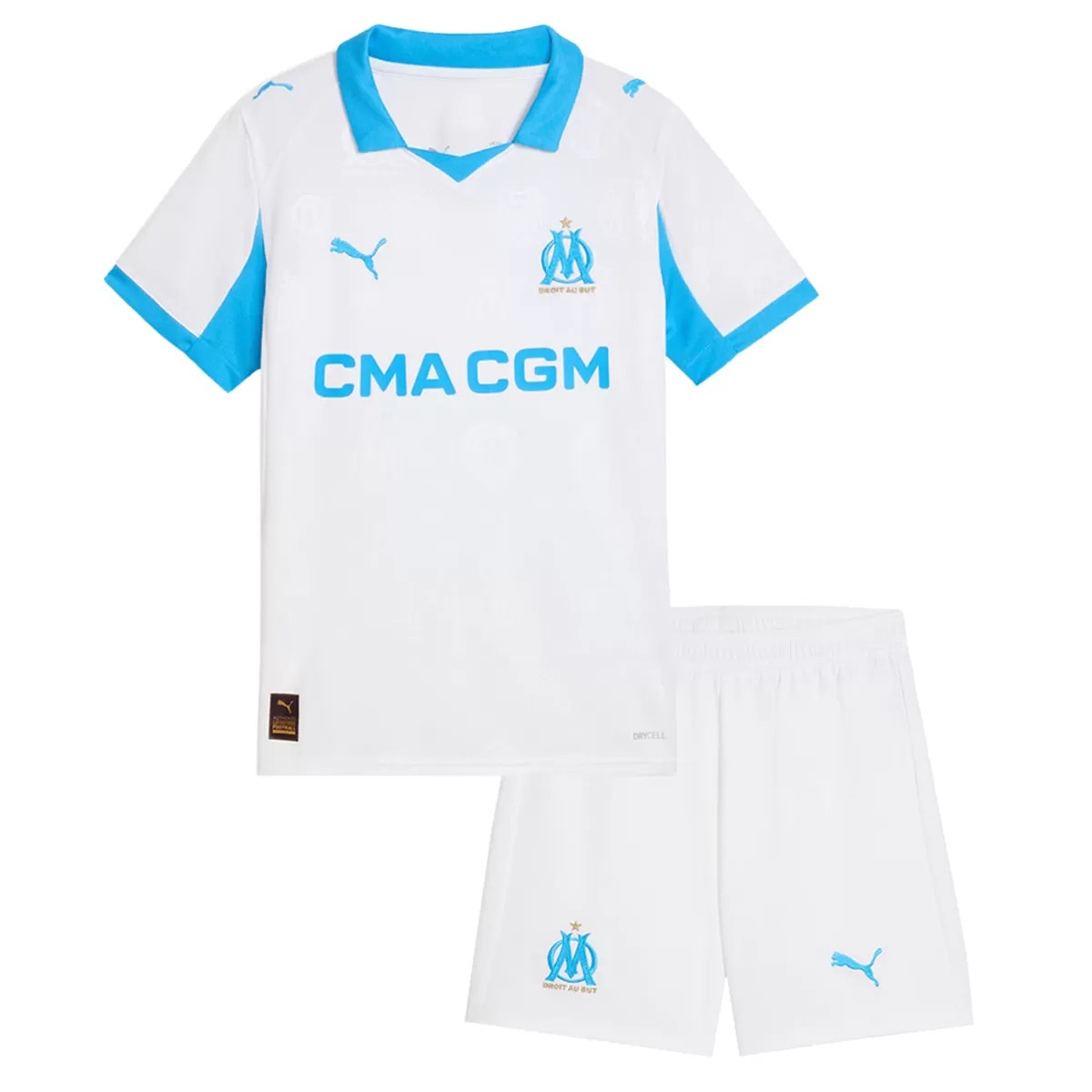Kids Marseille Home Jersey Kit 2025/26