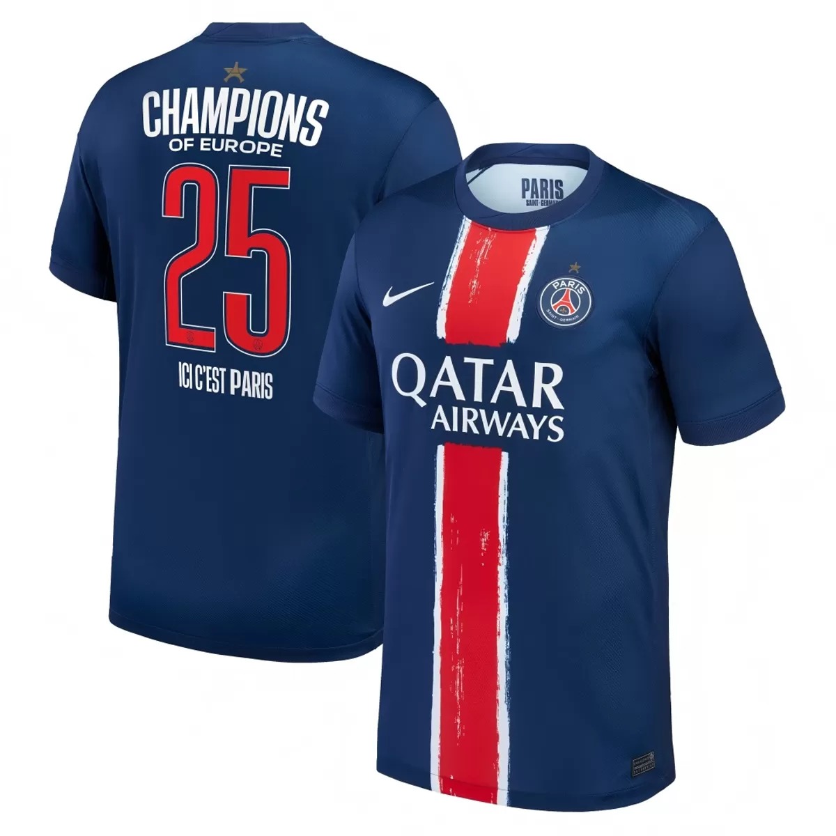 [CHAMPIONS OF EUROPE #25] PSG Home Special Jersey 2024/25
