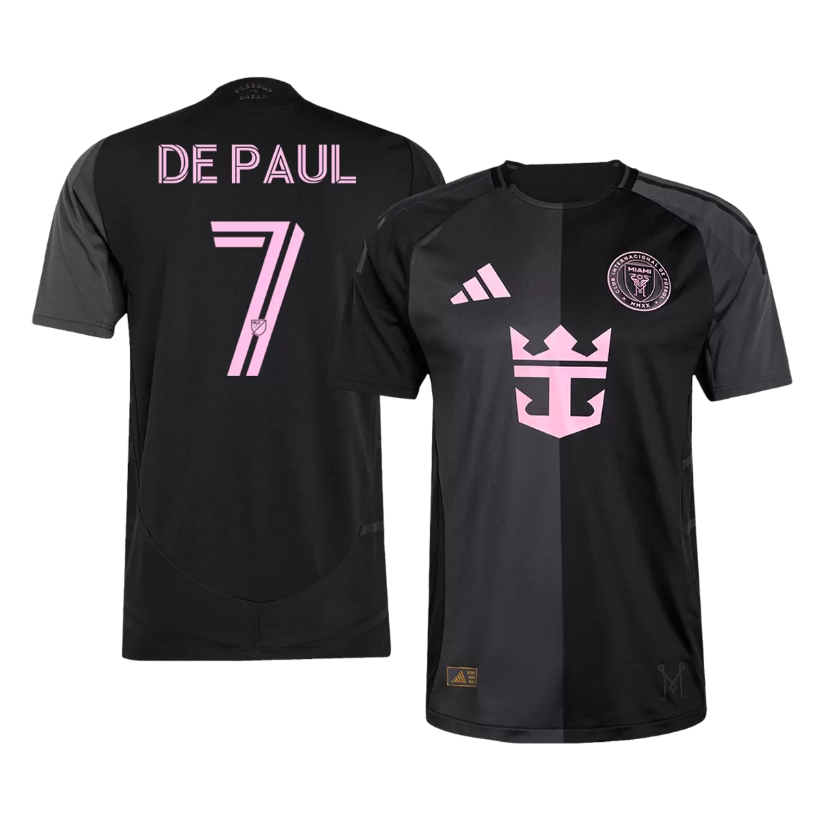 DE PAUL #7 Inter Miami Away Match Jersey Player Version 2025