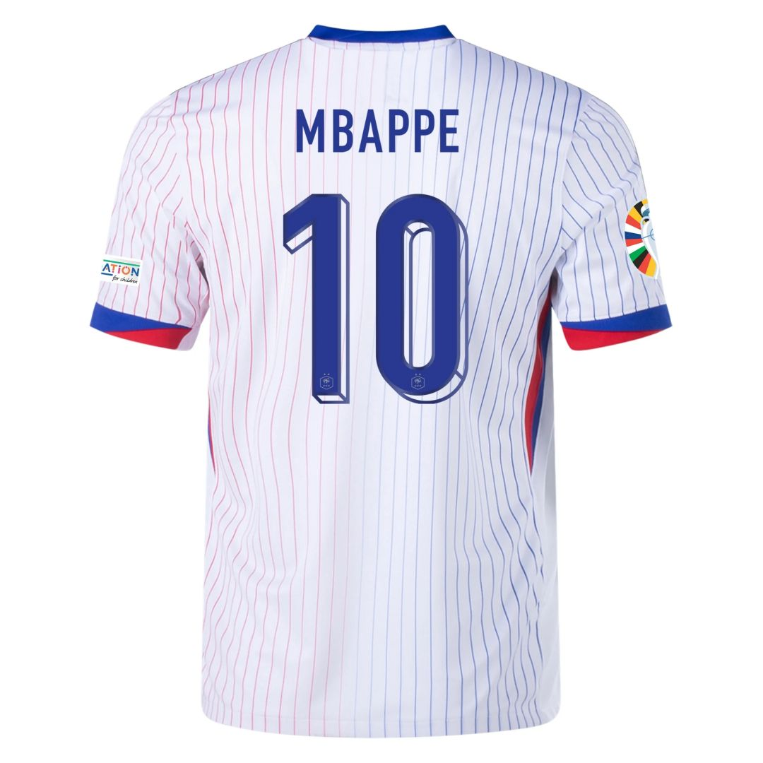 MBAPPE #10 France Away Jersey Euro 2024 - [Super Replica]