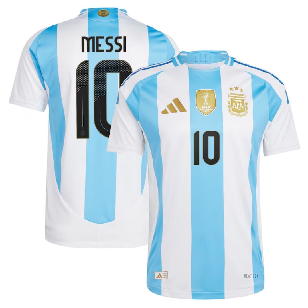Messi #10 Argentina Home Match Jersey Player Version 2024