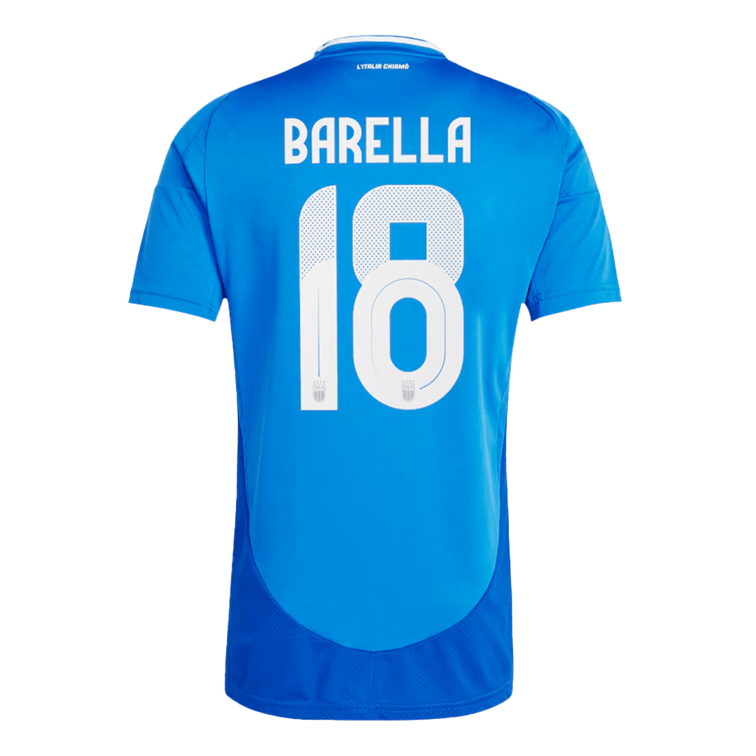 BARELLA #18 Italy Home Jersey Euro 2024 - [Super Replica]