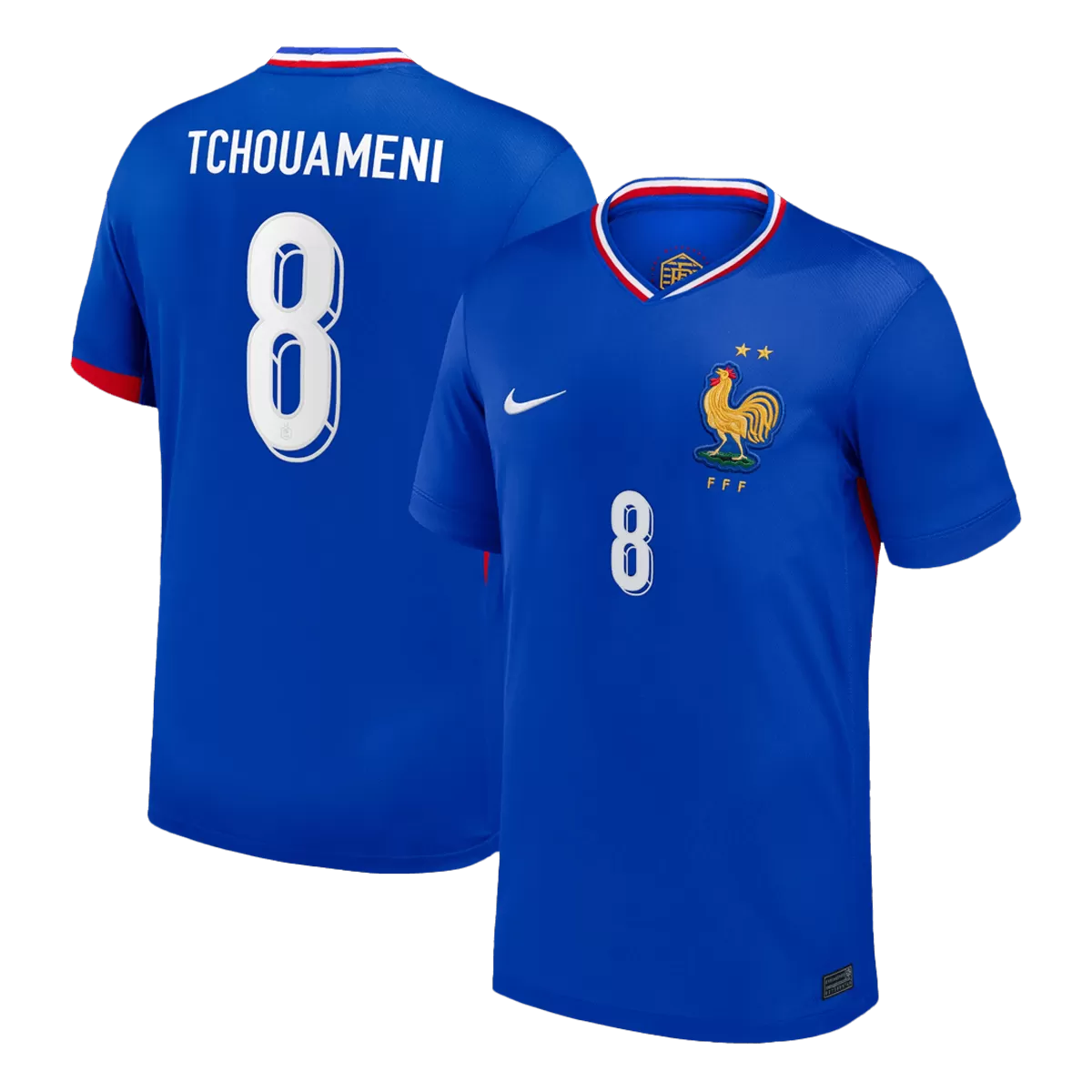 TCHOUAMENI #8 France Home Jersey 2025