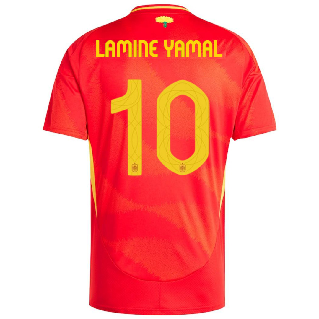 LAMINE YAMAL #10 Spain Home Jersey Euro 2024 - [Super Replica]