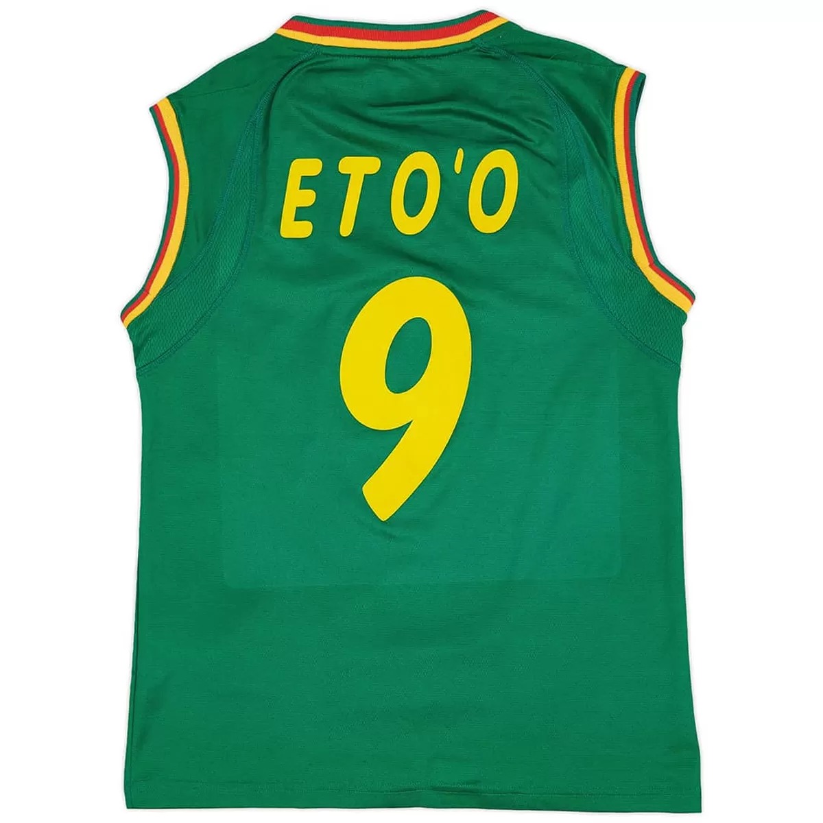 ETO'O #9 Retro Cameroon Home Jersey 2002