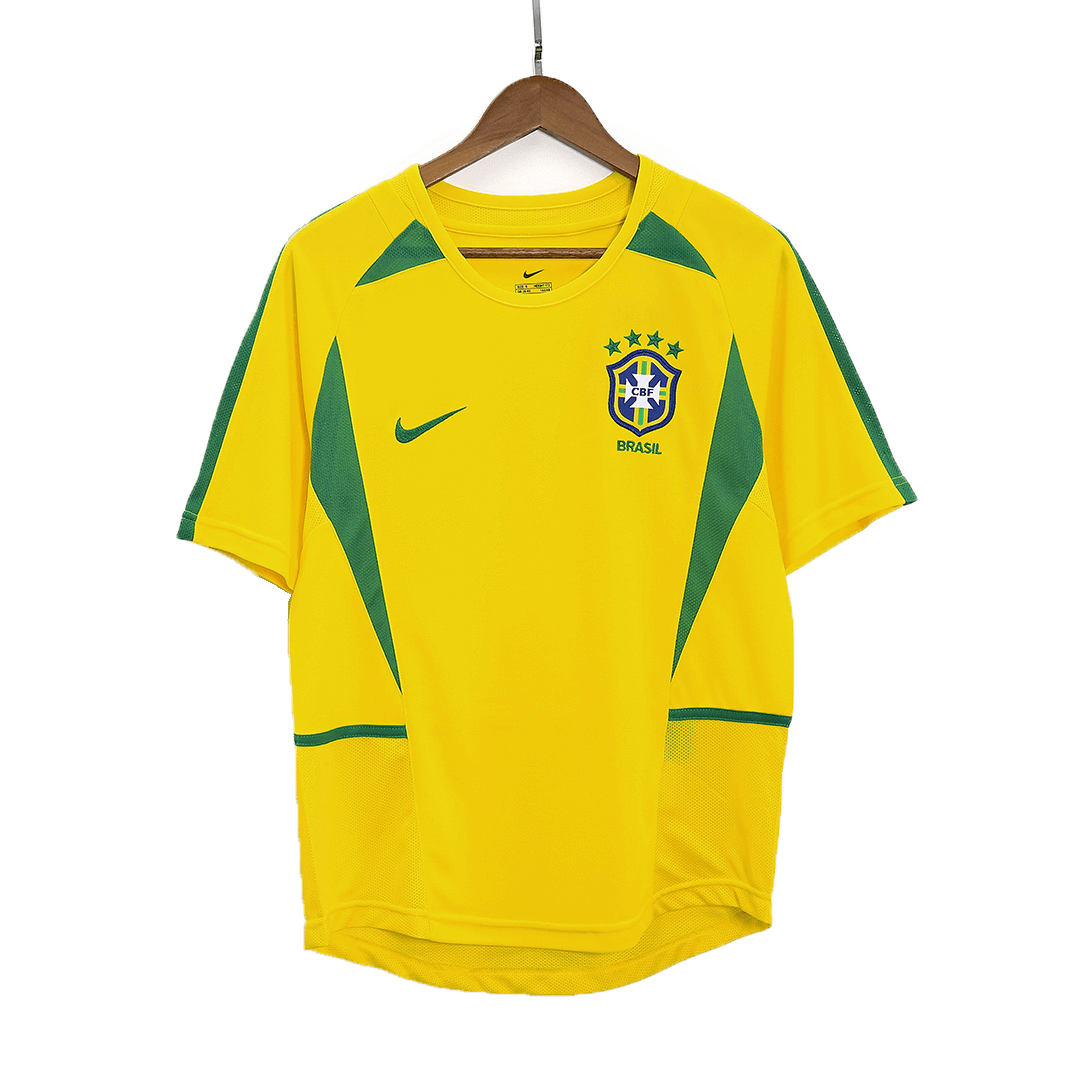 Retro Brazil Home Jersey World Cup 2002
