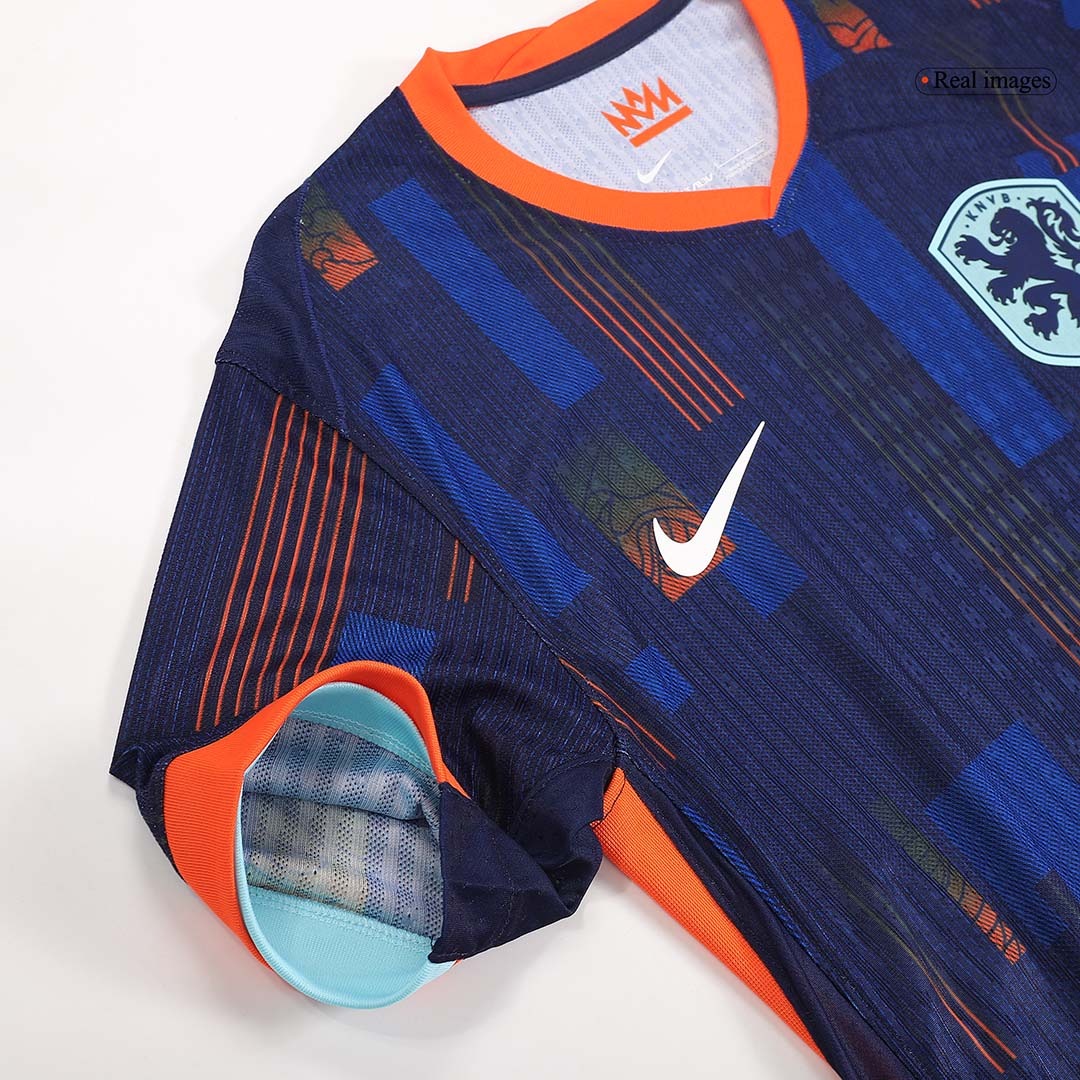 Netherlands Away Match Jersey Player Version EURO 2024