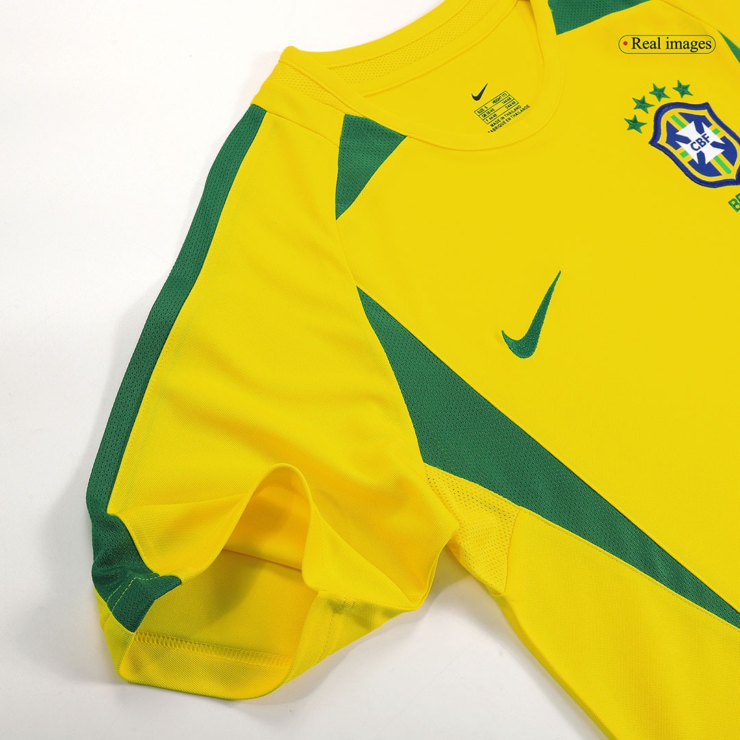 Retro Brazil Home Jersey World Cup 2002