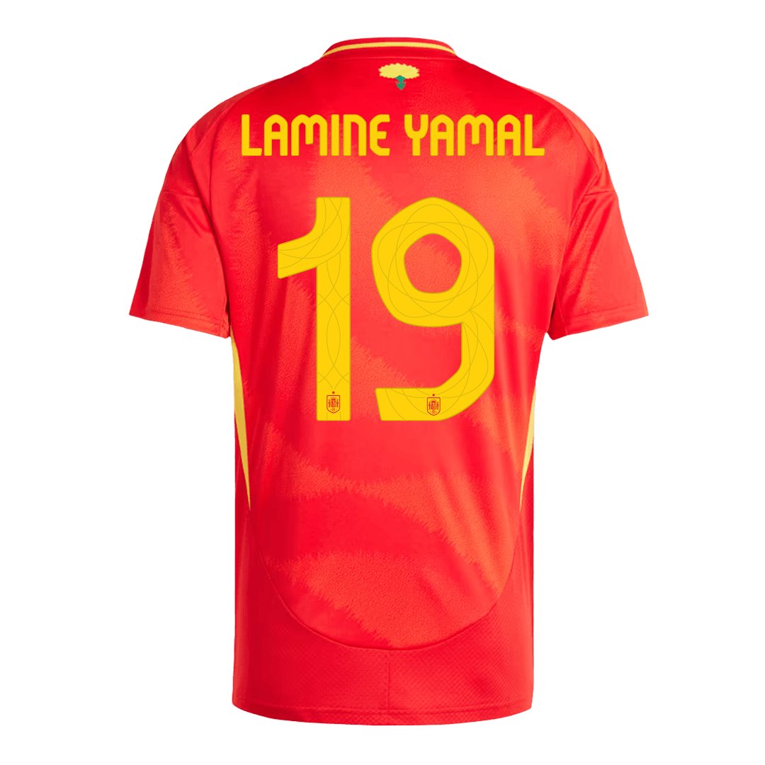 LAMINE YAMAL #19 Spain Home Jersey Euro 2024 - [Super Replica]