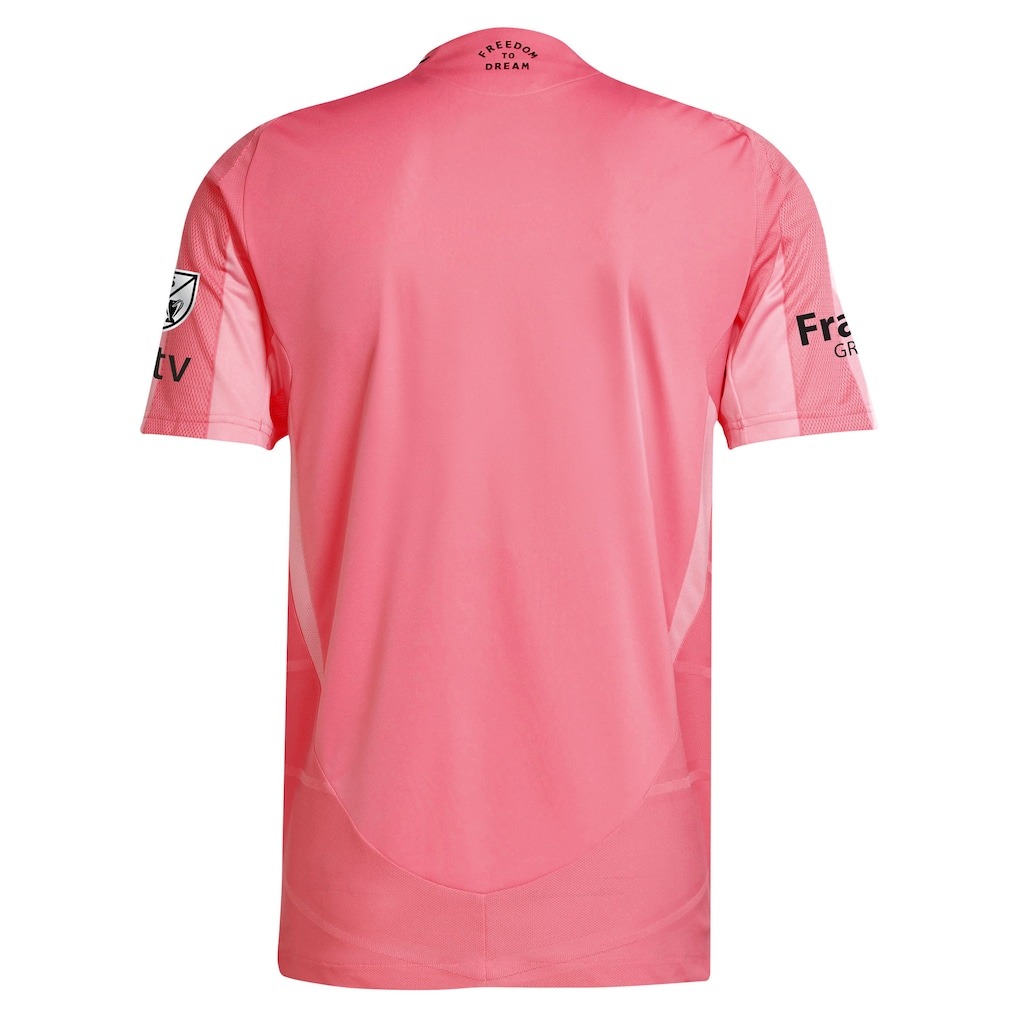 Men's Inter Miami CF adidas Pink 2025 MLS Cup Champions Euforia On Field Authentic Jersey with Patch