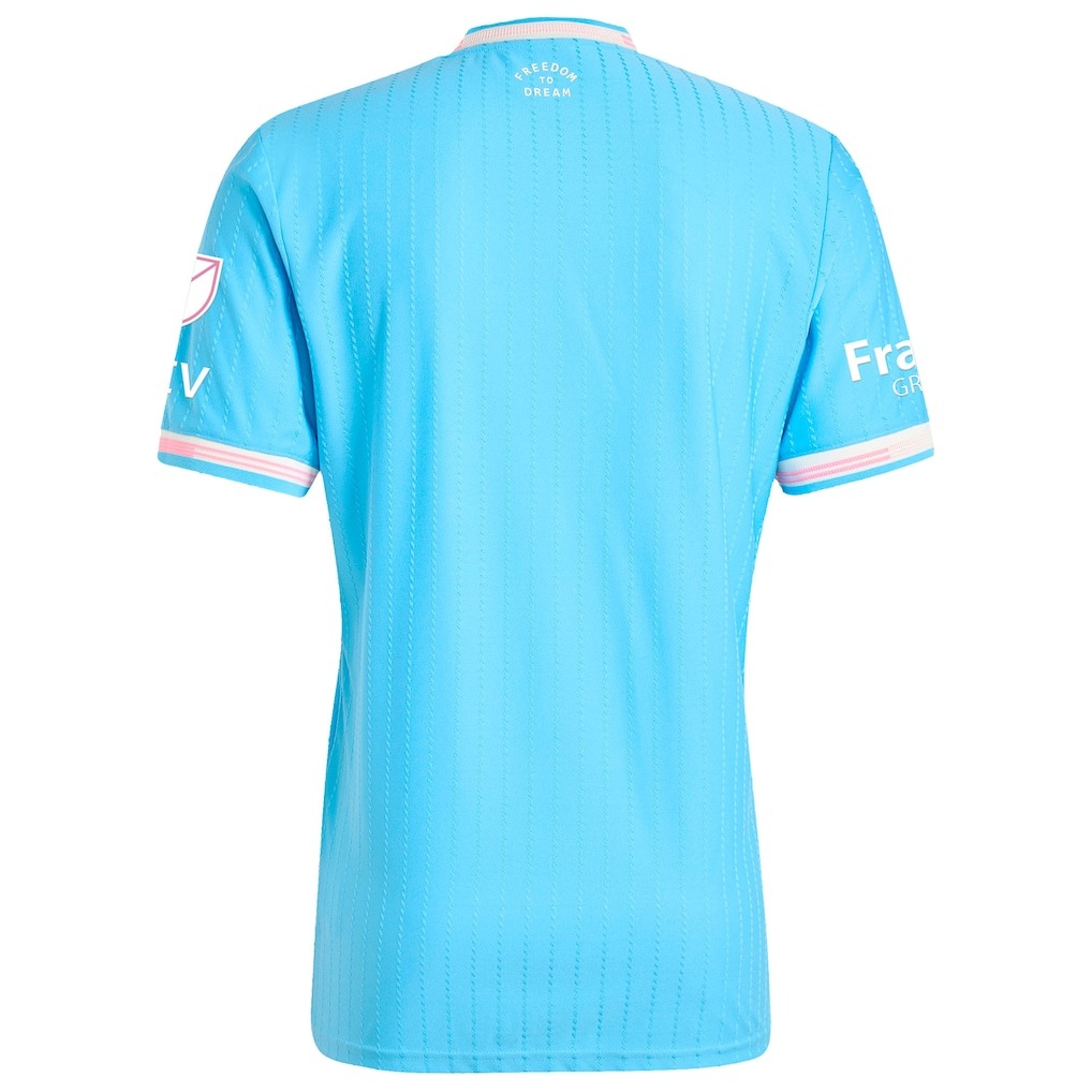 Men's Inter Miami CF adidas Originals Blue 2025 Third Authentic Jersey with Patch