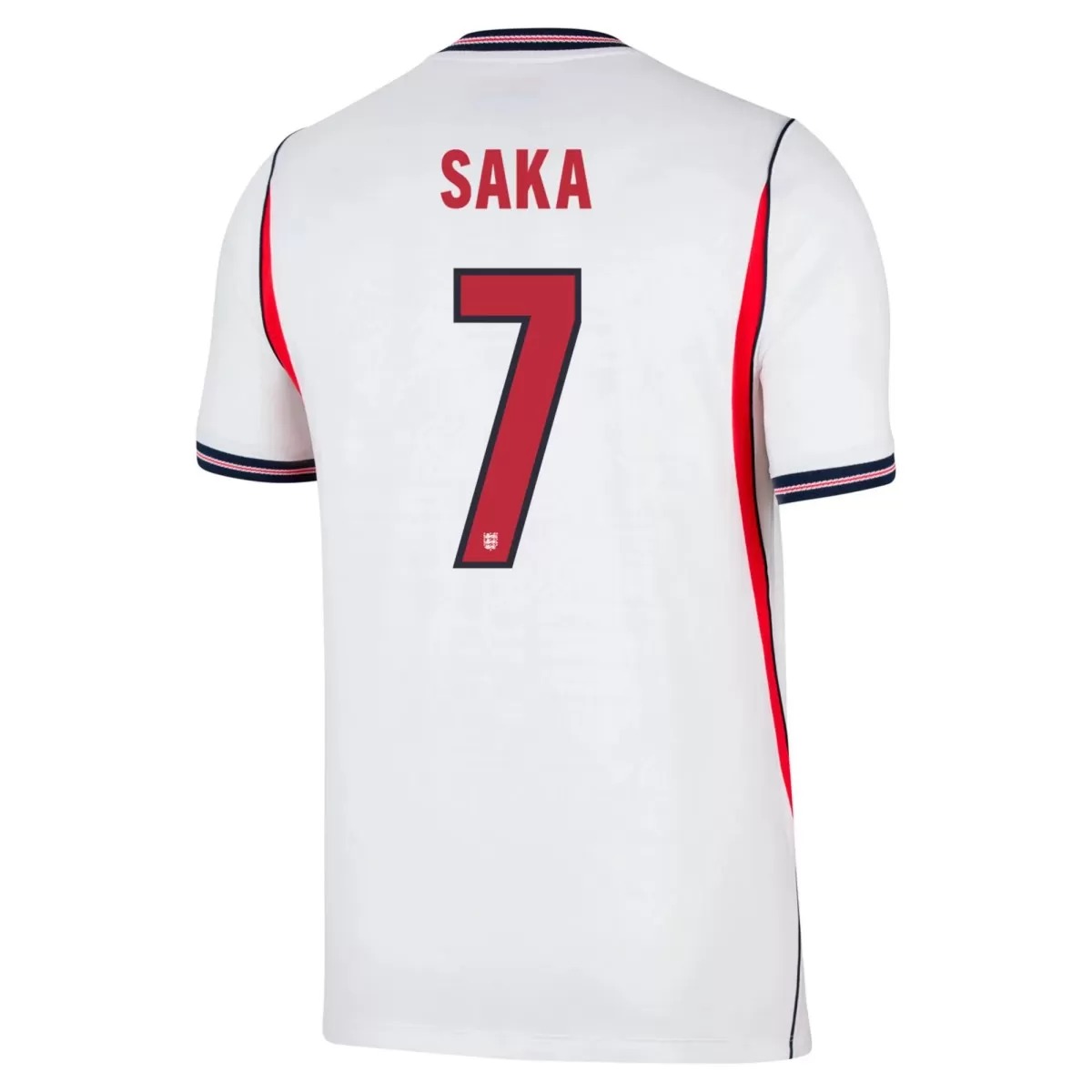 Saka #7 England Home Jersey World Cup 2026