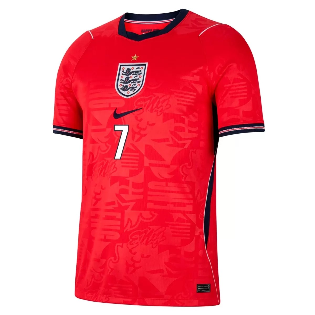 Saka #7 England Away Jersey World Cup 2026