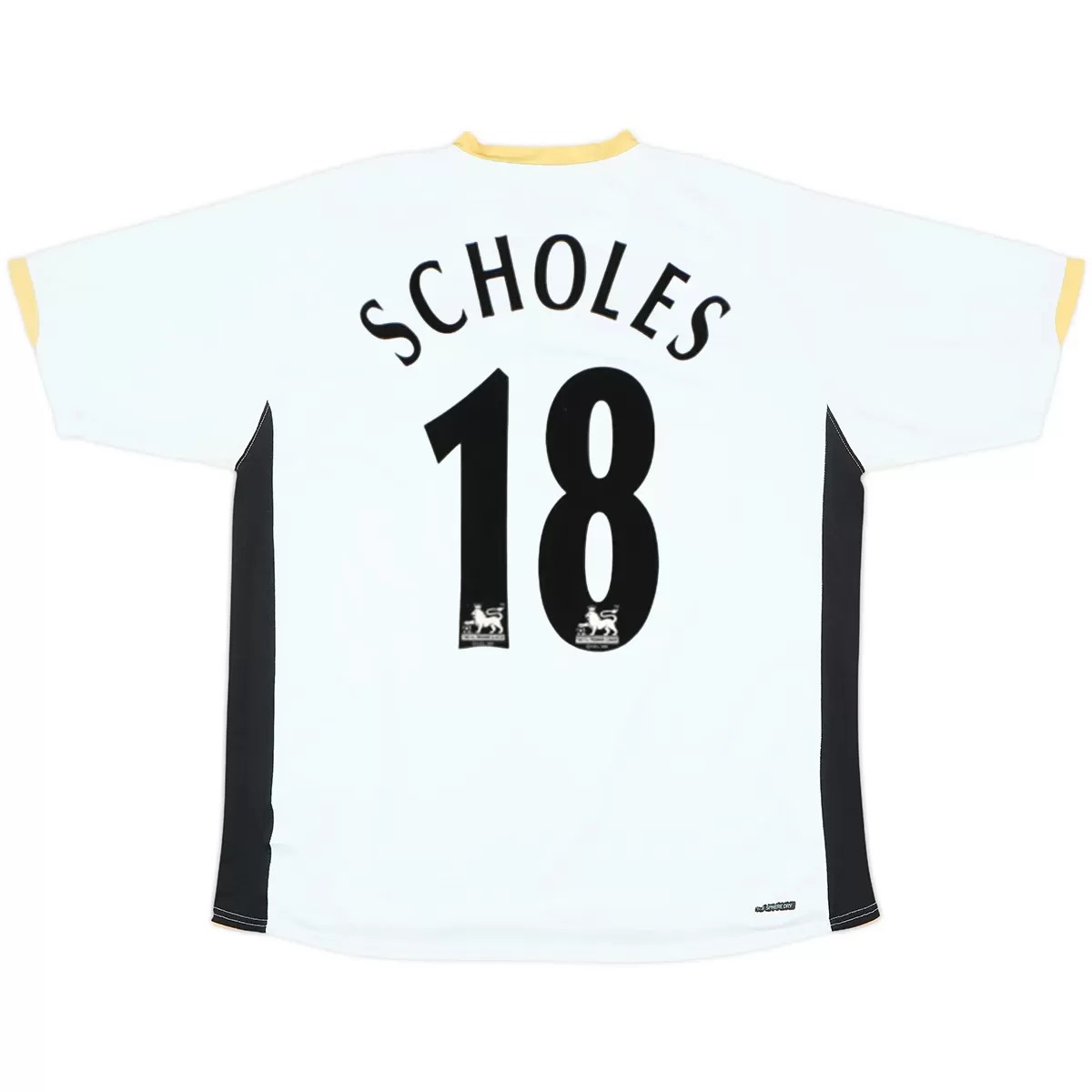 Scholes #18 Retro Manchester United Away Jersey 2006/08
