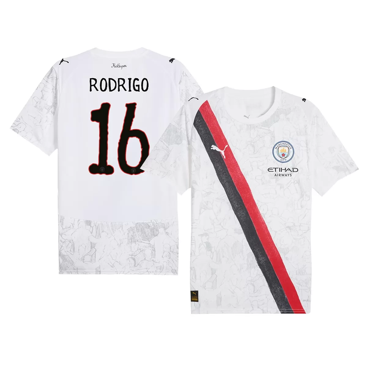 RODRIGO #16 Manchester City KidSuper Jersey 2025/26 - Club World Cup