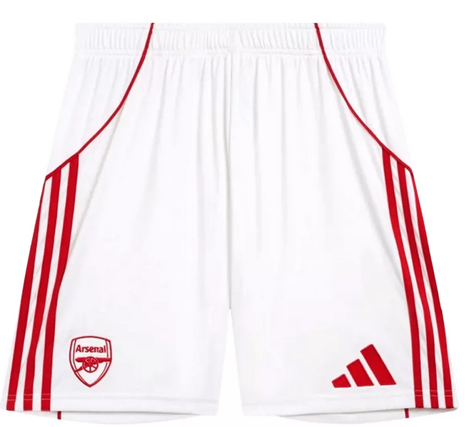 Arsenal Home Soccer Shorts 2025/26