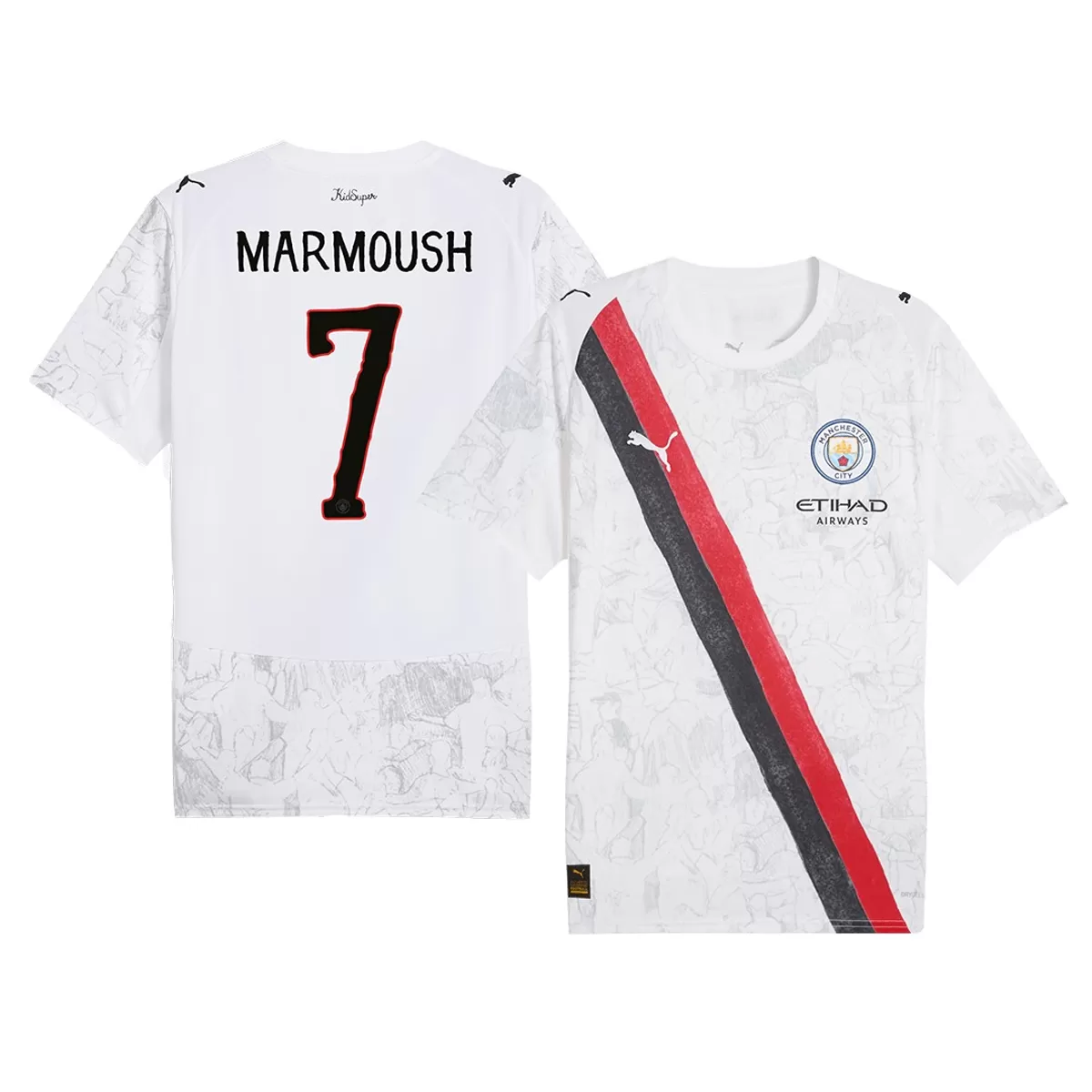 MARMOUSH #7 Manchester City KidSuper Jersey 2025/26 - Club World Cup